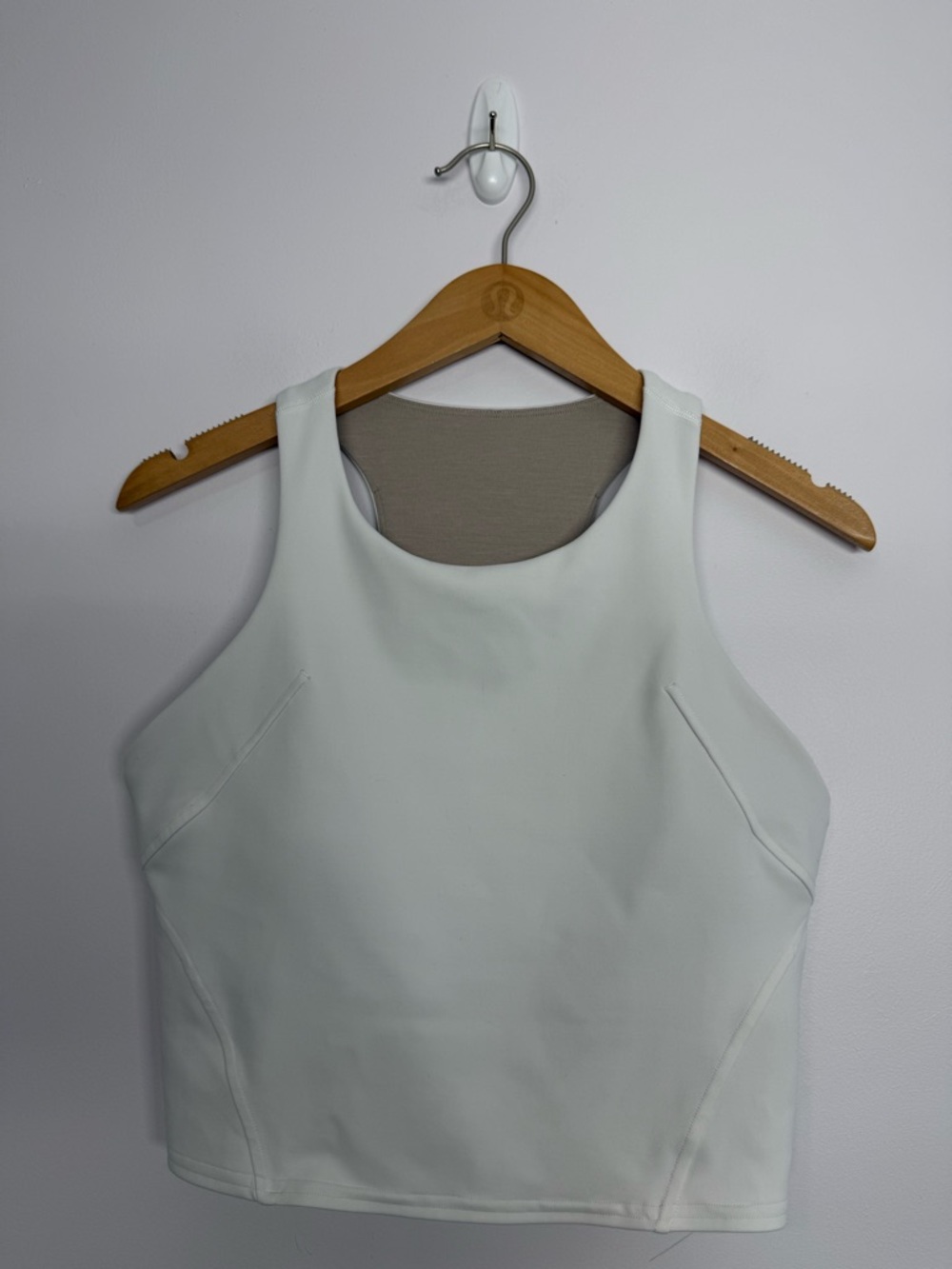 Lululemon Wunder Train Racerback Tank Top White Size 10